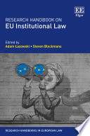 Research handbook on EU institutional law