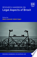 Research handbook on legal aspects of Brexit