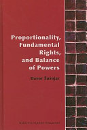 Proportionality, fundamental rights and balance of powers