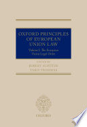 The European Union legal order. Volume 1