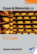 Cases and materials on EU law