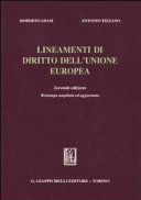 Lineamenti di diritto dell'Unione europea