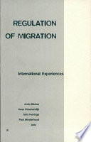Regulation of migration : international experiences