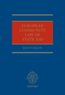 European Community law of state aid