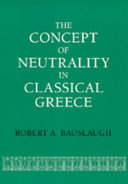 The concept of neutrality in classical Greece