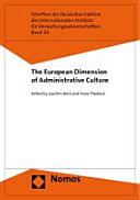 The European dimension of administrative culture