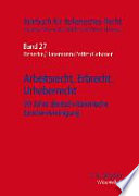 Arbeitsrecht, Erbrecht, Urheberrecht : 50 Jahre deutsch-italienische Juristenvereinigung