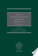 The EU environmental liability directive : a commentary