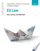 Complete EU law : text, cases, and materials