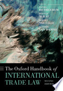The Oxford handbook of international trade law