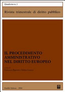 Il procedimento amministrativo nel diritto europeo