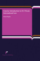 Concise introduction to EU private international law