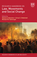 Research handbook on law, movements and social change
