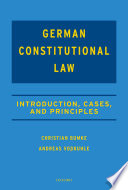 German constitutional law : introduction, cases, and principles
