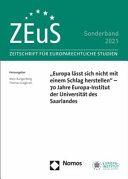 "Europa lässt sich nicht mit einem Schlag herstellen" - 70 Jahre Europa-Institut der Universität des Saarlandes