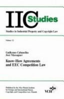 Know-how agreements and EEC competition law