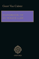 Handbook of EU waste law
