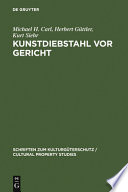 Kunstdiebstahl vor Gericht : city of Gotha v. Sotheby's/Cobert Finance S.A