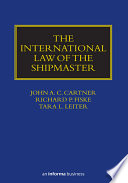 The international law of the shipmaster