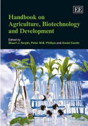 Handbook on agriculture, biotechnology and development