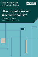 The boundaries of international law : a feminist analysis, with a new introduction