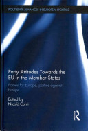 Party attitudes towards the EU in the member states : parties for Europe, parties against Europe