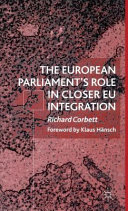 The European Parliament's role in closer EU integration