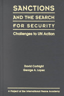 Sanctions and the search for security : challenges to UN action