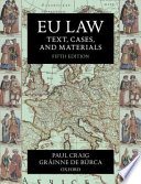 EU law : text, cases, and materials