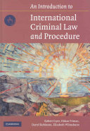 An introduction to international criminal law and procedure