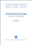 L' Europa delle autonomie : le regioni e l'Unione europea