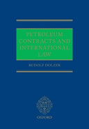 Petroleum contracts and international law