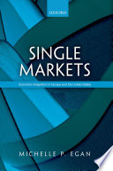 Single markets : economic integration in Europe and the United States