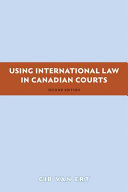 Using international law in canadian courts