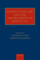 Competition law and the enforcement of article 102