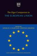 The Elgar companion to the European Union