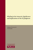 Whaling in the Antarctic : significance and implications of the ICJ judgment