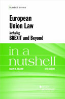 European Union Law including Brexit and beyond in a nutshell