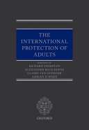 The international protection of adults