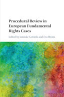 Procedural review in European fundamental rights cases