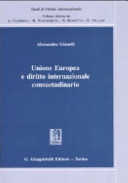 Unione Europea e diritto internazionale consuetudinario