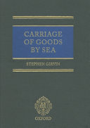 Carriage of goods by sea