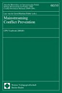 Mainstreaming conflict prevention : concept and practice