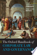 The Oxford handbook of corporate law and governance
