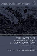 The interface between EU and international law : contemporary reflections