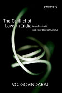 The conflict of laws in India : inter-territorial and inter-personal conflict