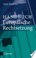 Handbuch europäische Rechtsetzung