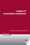 Langues et construction européenne