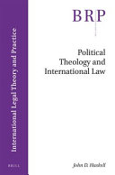 Political theology and international law