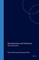 Discrimination and toleration : new perspectives